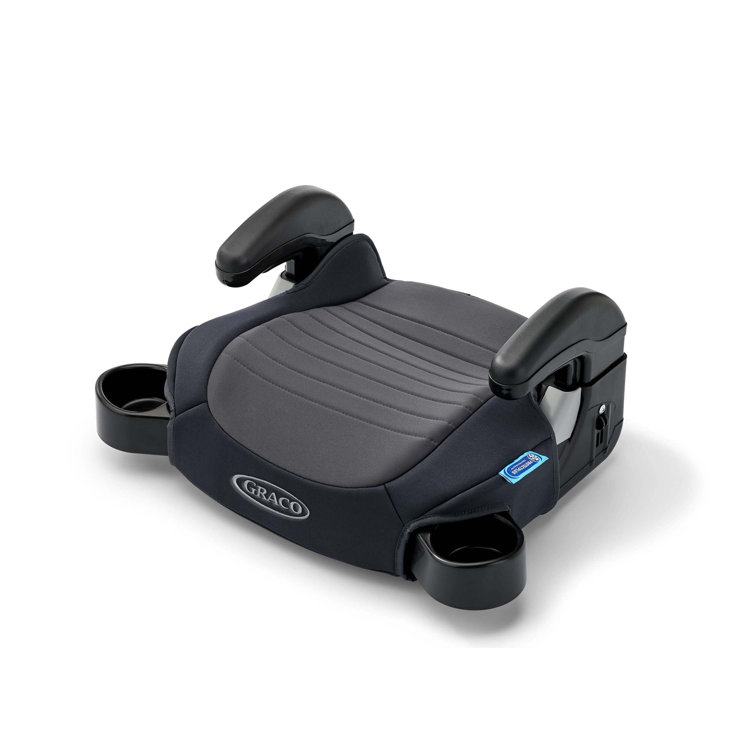 silla Graco negra, vista lateral, asiento para niรฑos